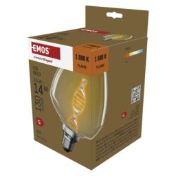 EMOS LED žárovka DECO S123 / E27 / 3,5 W (14 W) / 130 lm / f