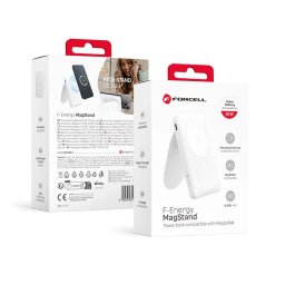 Powerbanka Forcell F-Energy MagStand F10K2 10 000mAh 20W černá - bílá