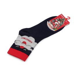 Vánoční ponožky unisex, barva 2 modrá tmavá