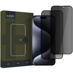 HOFI Anti Spy 2-Pack: Privátní tvrzené sklo na iPhone 17 Pro Max / 16 Pro Max