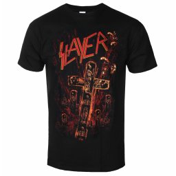 tričko pánské Slayer - Blood Red - Black - ROCK OFF - SLAYTEE75MB