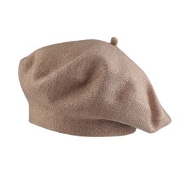 Dámský pletený baret, barva 2 béžová