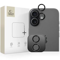 Tech-Protect Camring Fit+ Ochranná skla objektivů pro iPhone 17 - Black