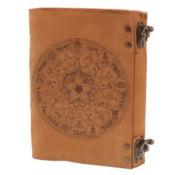 poznámkový blok LORD OF THE DARKNESS - Pentagram - Light Brown - LJW451