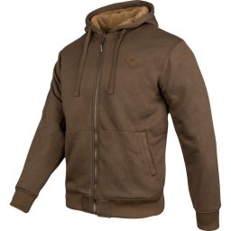 Mikina Yakka s kožíškem na zip s kapucí HNĚDÁ vel. L