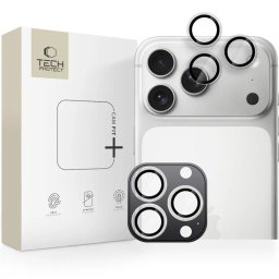 Tech-Protect Camring Fit+ Ochranná skla objektivů iPhone 17 Pro/Max, 16 Pro/Max, 15 Pro/Max - Clear