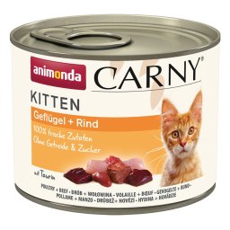 Animonda Carny Kitten 200g hovězí, drůbež