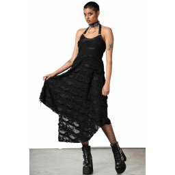 šaty dámské KILLSTAR - Nightwire - Black - KSRA005574