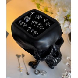 šperkovnice (dekorace) KILLSTAR - Cranium - Black/White - KSRA012998