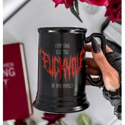 hrnek KILLSTAR - Sinister Smile - Black/Red - KSRA013208