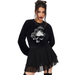 svetr dámský KILLSTAR - Death Spore - Black - KSRA013898