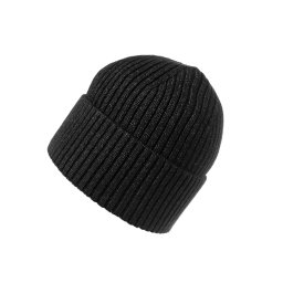 Zimní čepice unisex, barva 4 černá melír