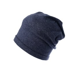 Bavlněná čepice dámská, barva 3 modrá jeans
