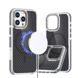 FIBER Case comapitble with MagSafe pro Apple iPhone 17 Pro Max - Šedá