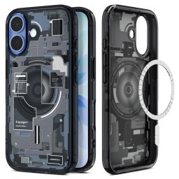Pouzdro Spigen Ultra Hybrid MagFit MagSafe iPhone 17 - Zero One Black