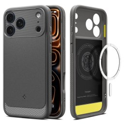 Pouzdro Spigen Rugged Armor MagFit MagSafe iPhone 17 Pro Max - Grey