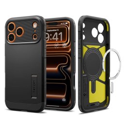 Pouzdro Spigen Tough Armor T MagFit MagSafe iPhone 17 Pro Max - Black