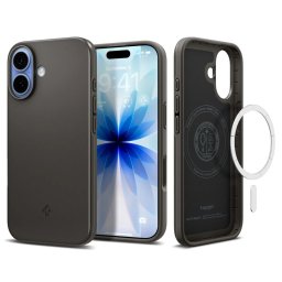 Pouzdro Spigen Thin Fit MagFit MagSafe iPhone 17 - Gunmetal