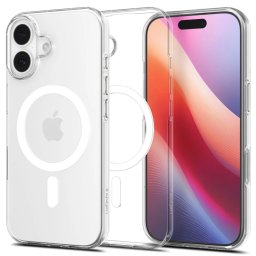 Spigen Liquid Crystal MagSafe kryt iPhone 17 max clear white