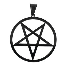 obojek ETNOX - Plain Pentagram - upside down - SK4105A