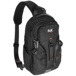 FOX Outdoor batoh TRAVEL SLING přes jedno rameno ČERNÝ