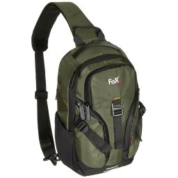 FOX Outdoor batoh TRAVEL SLING přes jedno rameno ZELENÝ