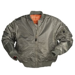 Bunda pilotní bomber TYP MA1® PES ZELENÁ vel. L