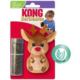 Kong sobík se šantou kočičí - znovuplnitelná hračka pro kočky
