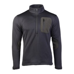 Mikina THERMO-FLEECE ¾ ZIP ČERNÁ vel. L