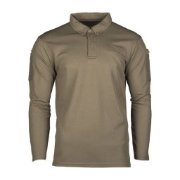 Triko/polokošile TACTICAL QUICK DRY dlouhý rukáv ZELENÁ vel. S
