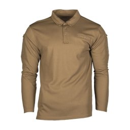 Triko/polokošile TACTICAL QUICK DRY dlouhý rukáv COYOTE vel. S