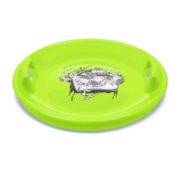 Sáňkovací talíř Baby Mix 60 cm MUSIC zelený