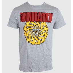 tričko pánské Soundgarden - Badmotor Finger - Grey - ROCK OFF - SGTS01MG