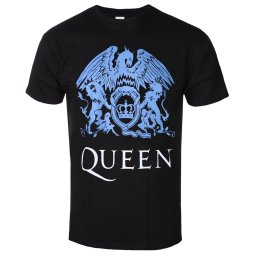 tričko pánské Queen - Blue Crest - ROCK OFF - QUTS42MB
