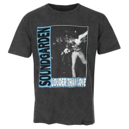 tričko pánské Soundgarden - Louder Than Love Stone Wash - ROCK OFF - SGSNTW12MC