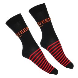 ponožky Queen - Logo & Stripes - ROCK OFF - QUSCK08MB