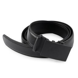 Pánský pásek šíře 3,5 cm, barva 14 (130 cm) černá