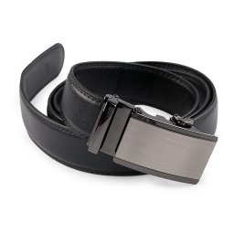 Pánský pásek šíře 3,5 cm, barva 24 (125 cm) černá