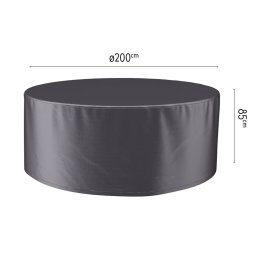 Platinum designové zahradní ochranné plachty na nábytek AeroCovers (Ø200 cm)