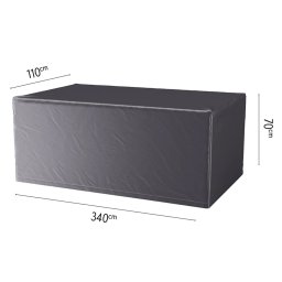 Platinum designové zahradní ochranné plachty na nábytek AeroCovers (340 x 110 cm)