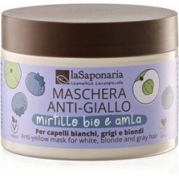 laSaponaria Maska No yellow na šedivé vlasy s Amlou a borůvkou 200 ml