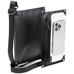 Spigen AquaShield A640 Vodotěsná taška přes rameno a pouzdro - černá