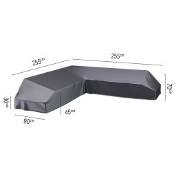 Platinum designové zahradní ochranné plachty na nábytek AeroCovers (255 x 255 x 90 cm)