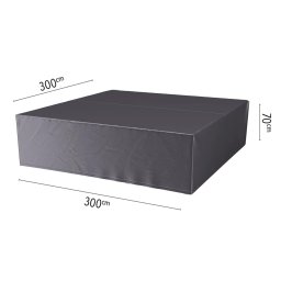 Platinum designové zahradní ochranné plachty na nábytek AeroCovers (300 x 300 cm)