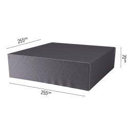Platinum designové zahradní ochranné plachty na nábytek AeroCovers (255 x 255 cm)