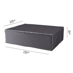 Platinum designové zahradní ochranné plachty na nábytek AeroCovers (235 x 235 cm)