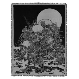 nástěnná dekorace (tapiserie) KILLSTAR - Mors Florest - Black - KSRA013201