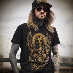 tričko pánské HYRAW - ANGEL HEART - 254TS06