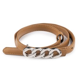 Dámský pásek šíře 13 mm, 18 mm, barva 18 (1,3 cm) béžová