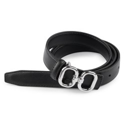 Dámský pásek šíře 13 mm, 18 mm, barva 23 (2,4x105 cm) černá